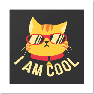 I AM COOL CAT Posters and Art